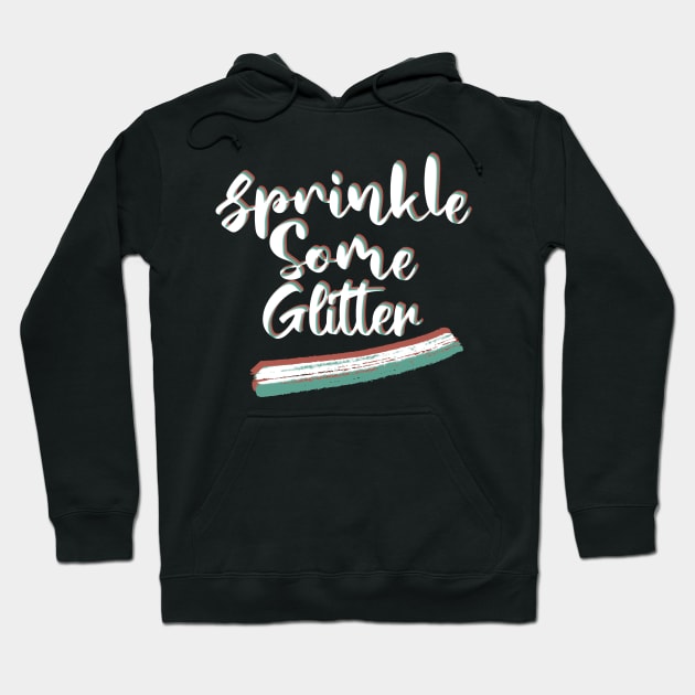 Sprinkle some glitter aesthetic retro Hoodie by Blueberry Pie 